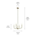 thumbnail image 4 of 52716CPZ Kichler Lighting Madden - 4 Light Semi-Flush Mount-16.75 Inches Tall and 20 Inches Wide-Champagne Bronze Finish, 4 of 6
