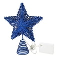 thumbnail image 1 of Estrella azul brillante CVHOMEDECO 3D para árbol de Navidad, 1 of 8