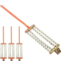 Soimiss Manganese Steel Nonslip Chains for Car Assorted Color Anti-Skid Winter Snow 4Pcs