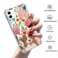 thumbnail image 2 of Flower Jungle Fest Case for iPhone 11,Aesthetic Colourful Floral Pattern Soft TPU Bumper Case Cover, 2 of 5