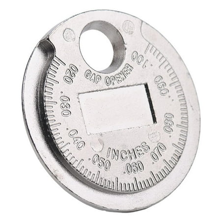 

Spark Plug Gap Tool | Spark Plug Feeler Gauge | Coin-Type Thickness Gauge Wire Gauge Measurement Tool Ranging from 0.020-0.100 Inches