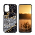 thumbnail image 1 of Compatible with LG K62 Phone Case, Black-Golden-Marble Case Silicone Protective for Teen Girl Boy Case for LG K62, 1 of 1