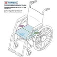 thumbnail image 2 of Protekt Foam Breathable Wheelchair Cushion with Straps - 20" x 16" x 4", 2 of 2