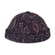 thumbnail image 1 of Gorro estilo yuppie con diseño retro de flor de anacardo y melón de estilo europeo y americano, gorro de piso estampado a la moda para primavera y otoño para hombre, gorro estilo pícaro, 1 of 5