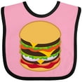 thumbnail image 3 of Inktastic Hamburger Lover Boys or Girls Baby Bib, 3 of 4