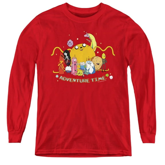 Adventure Time - Outstretched - Youth Long Sleeve Shirt - Small