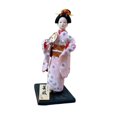 thumbnail image 4 of Estatua de escritorio con figura de Kabuki asiática de 12 pulgadas, estatuilla de muñeca geisha con kimono japonés para Estilo C, 4 of 7