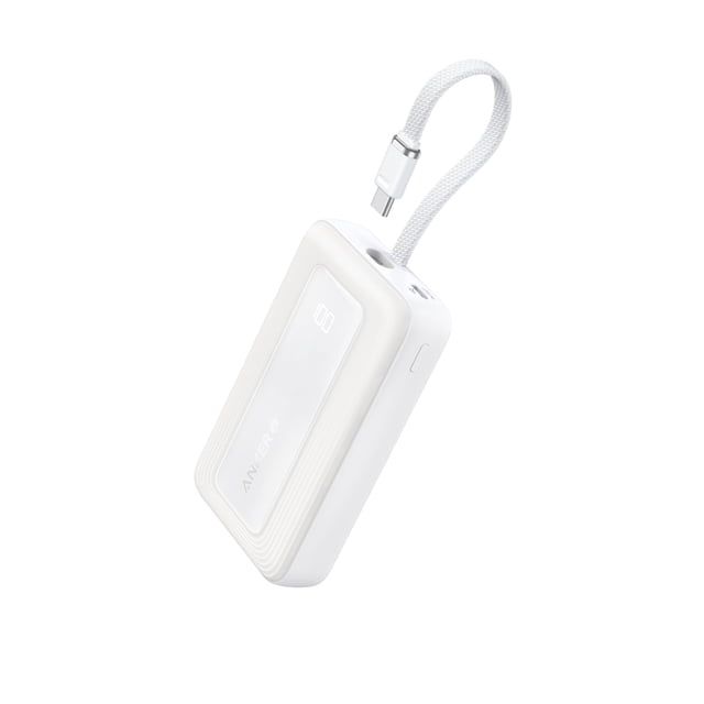 Power Bank Anker Zolo de 10 000 mAh y 30 W con cable USB-C para iPhone