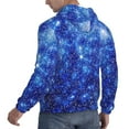 thumbnail image 3 of Bingfone Blurred Star Snow Christmas Men'S Drawstring Hoodie Long Sleeve Pocket Sweatshirts-4x-Large, 3 of 9