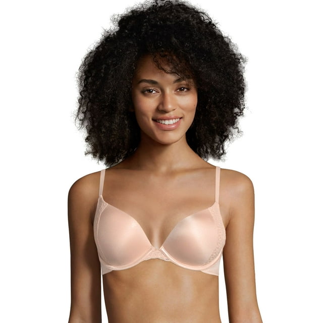 Maidenform Soutien-Gorge Demi pour Femmes Natural Boost, 32B, Sandshell