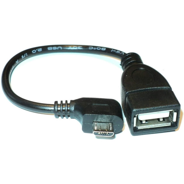 Sans Marque Pack 2 Câble Adaptateur USB Femelle vers Mini USB Male OTG à  prix pas cher