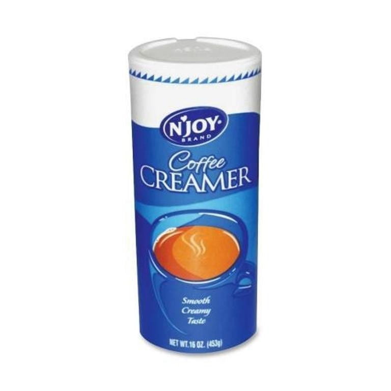 Non Dairy Powder Coffee Creamer N Joy Creamy Taste 16 oz