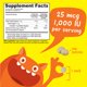 thumbnail image 3 of Tabletas masticables de vitamina D de 1000 UI para niños VitaWorks, 3 of 8