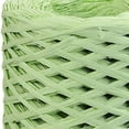 thumbnail image 6 of 200M/Roll Raffia Paper Ribbon Ornament Recyclable Durable for Weaving Gift Wrapping Projects Valentines Party Festival Light Green, 6 of 7