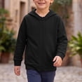 thumbnail image 4 of Mitankcoo Kids Full Zip Hoodie Jacket Raglan Long Sleeve Lightweight Sweatshirt with Pockets Fall Winter Casual Coat, 4 of 8