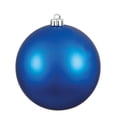 thumbnail image 1 of 10 in. Blue Matte Ball Christmas Ornament, 1 of 1