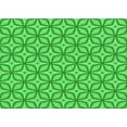 thumbnail image 1 of Ahgly Company Indoor Rectangle Patterned Neon Green Area Rugs, 8' x 10', 1 of 6