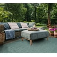thumbnail image 3 of Safavieh Courtyard Blair Checkered Indoor/Outdoor Area Rug, Turquoise/Light Gray, 7'10" x 7'10" Square, 3 of 7