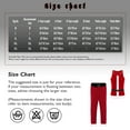 thumbnail image 6 of TiaoBug Men's Santa Claus Cosplay Costume Christmas Party Outfits Santa Velvet Tank Top Long Pants with Belt Set A Red M, 6 of 6