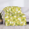 thumbnail image 3 of Yiaed Easter Bunny Print Blanket Throw Blanket Soft Cozy Flannel Blanket for Home Bed Sofa Couch Chair-80"x60", 3 of 6