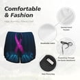 thumbnail image 4 of Salouo Two Human Hands are Holds Ribbon Awareness Print Women's 2 in 1 Running Shorts Double-Layer Shorts Athletic Workout Gym Yoga Shorts Running Shorts for Women-Medium, 4 of 7