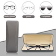 thumbnail image 3 of Funda para gafas SMARTTOP de piel sintética rígida (gris), 3 of 7