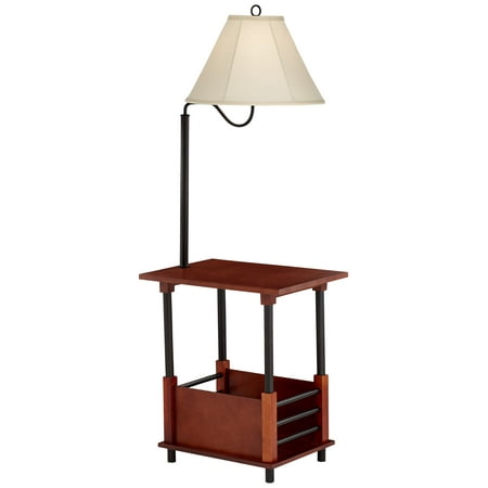 Regency Hill Mission Floor Lamp End Table Swing Arm Farmhouse Wood Open Crate Design Empire Shade For Living Room Reading Bedroom Com Regency Hill Mission Floor Lamp End, Mission Style Floor Lamp Plans