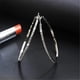 thumbnail image 3 of Fiudx Aretes de Oro de 14K, Aros Colgantes con Brillantes Diamantes, Joyería Moderna y Elegante, Cierre de Seguridad, Prenda Formal Informal, Regalo para Ella, Un Toque de Glamour Sin Esfuerzo., 3 of 3
