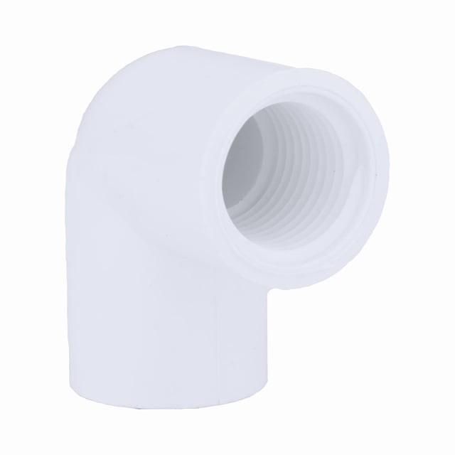 Acoplamiento de codo Charlotte Pipe SCH40 de PVC de 90 grados, 1.5 pulgadas