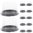 thumbnail image 1 of 20Pcs Cake Packing Box Round Cake Box Baked Dessert Packing Box Transparent Cake Wrapping Box, 1 of 4