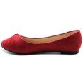 thumbnail image 2 of Ollio Women's Shoes Ballet Faux Suede Flats ZM1815, 2 of 6