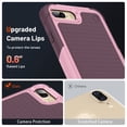 thumbnail image 6 of LeYi for iPhone 7/8 Plus Case, [with 2 pcs Tempered Glass Screen Protector] Cover for iPhone 7/8 Plus 5.5" - Pink, 6 of 9