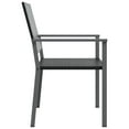 thumbnail image 4 of vidaXL Patio Chairs 2 pcs Black 21.3"x24.6"x35" Poly Rattan, 4 of 7