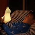 thumbnail image 4 of Globe Electric LED White Llama Multicolor Silicone Kids Night Light , 6.5" Height, 3.46" Width, 4 of 17