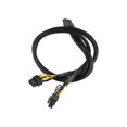 thumbnail image 2 of 2X 10 Pin to Dual PCI-E 8 Pin(6+2) Graphics Card Power Supply Cable for  ProLiant DL380 G6 G7 Server Motherboard 60cm, 2 of 8