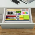 thumbnail image 6 of Acrimet Desk Drawer Organizer Tray with 8 compartments Bin Multi-Purpose for Desk Supplies and Accessories (Plastic) (White Color), 6 of 10