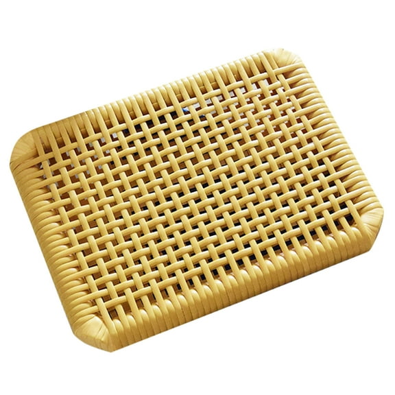 Khaki Breathable Mesh Office Chair Seat Cushion with Nonslip Bottom for Comfortable Long Sitting 1