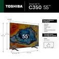 thumbnail image 4 of Toshiba Pantalla de 55" 55C350NM 4K Ultra HD Smart LED Fire TV | REGZA Engine ZR | Dolby Vision Atmos | Game Mode | AI Super 4K Upscaling, 4 of 4