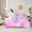 Pink Blue D, variant on Manfei Initial Letter L 7pcs Bedding Comforter Set,Kawaii Unicorn Queen Bedding Sets,Starry Sky Queen Sheet Sets For Girl,Breathable Bedroom Decoration Reversible