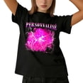 thumbnail image 5 of Graphic Tennis Tees for Women Casual Everyday Women's T Shirts with Comfortable Fit Breathable for Daily Activities Travel Lightweight Basic Tee for Ladies Red XXL, 5 of 6