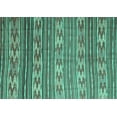 thumbnail image 1 of Ahgly Company Indoor Rectangle Southwestern Turquoise Blue Country Area Rugs, 4' x 6', 1 of 4