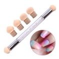 thumbnail image 3 of 1 piece Dual-Tipped Sponge Nail Brush with 4 Replacement Heads, 3 of 3