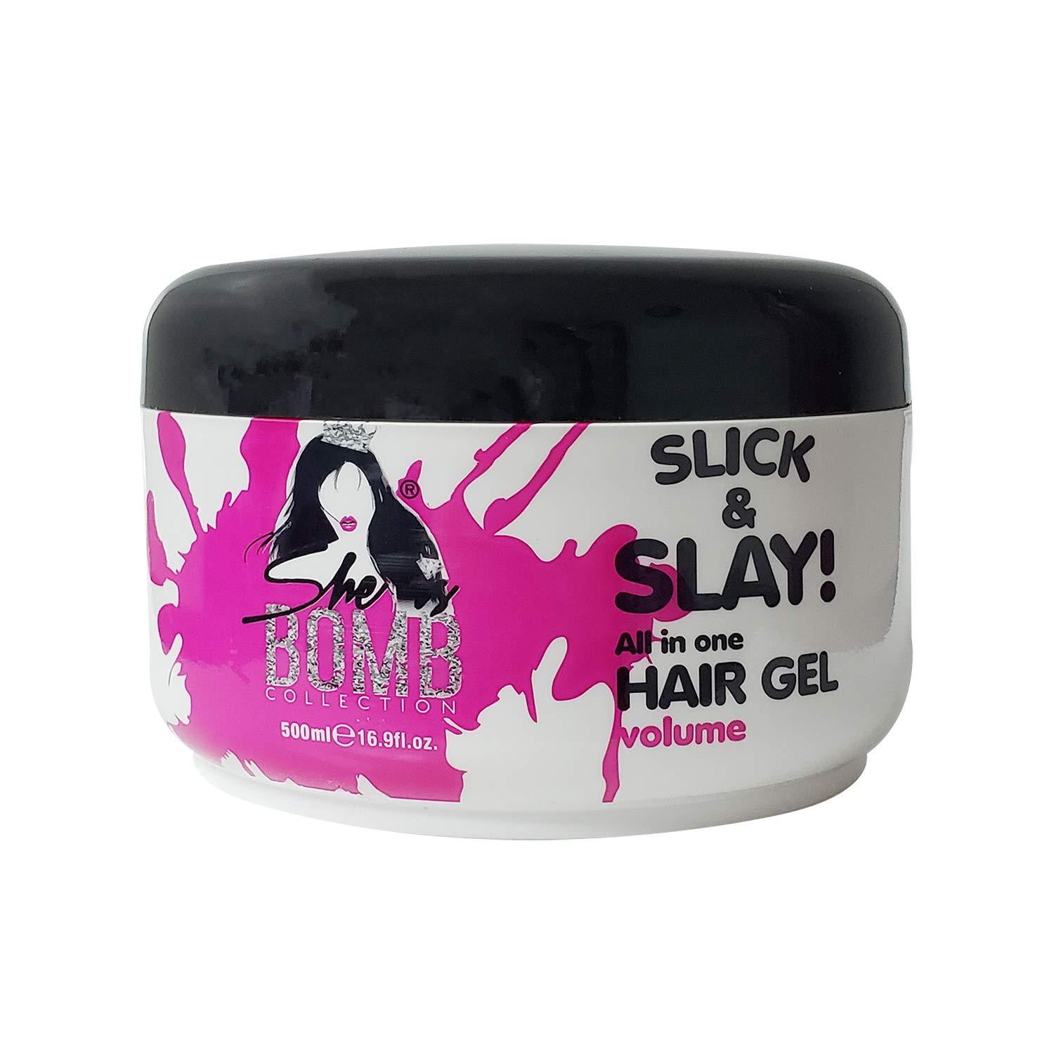 SHE IS BOMB COLLECTION SLICK & SLAY ALL IN ONE HAIR GEL