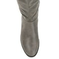 thumbnail image 5 of Journee Womens Lelanni Wide Calf Stacked Heel Knee High Boots, 5 of 10