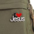 thumbnail image 2 of Broche con forma de corazón inspirador, aleación «I Love Jesus», 4,2 x 2,4 cm, 2 of 2