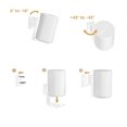thumbnail image 2 of Sonora Support Mural pour Haut-Parleur Sonos Era 100 (Blanc, Simple), 2 of 3