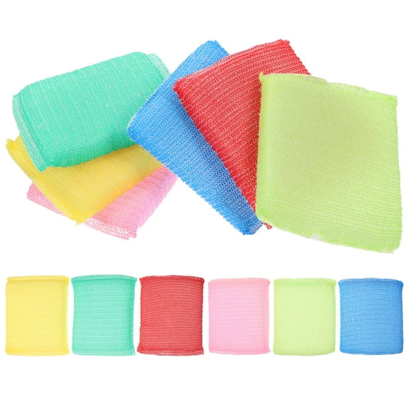BESTYASH 12Pcs Kitchen Sponge Scrub Pads for Cleaning Utensils with Assorted Color Soft Material