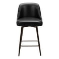 thumbnail image 4 of Tabouret de Comptoir Pivotant Keppel Noir & Bronze, 4 of 7