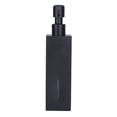 thumbnail image 1 of Botella de ducha cuadrada de 200 ml, dispensador de jabón de manos con champú de acero inoxidable 304, color negro, 1 of 8