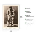 thumbnail image 2 of The Great Harry Houdini - Vintage Magic Poster c.1903 - Master Art Print (Unframed) 13in x 19in, 2 of 4